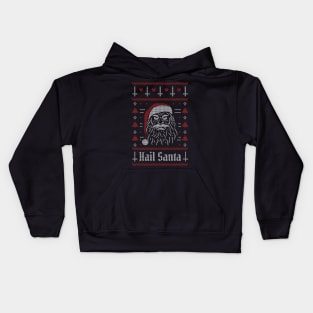 Hail Santa! Merry Xmas! Happy Holidays in style! Kids Hoodie